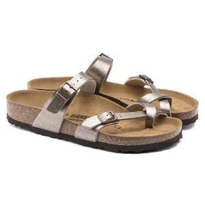 Birkenstock Shoes Mayari Graceful Taupe Birko Flor Sandals